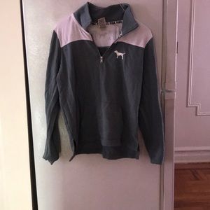 Victoria secret pink half zip